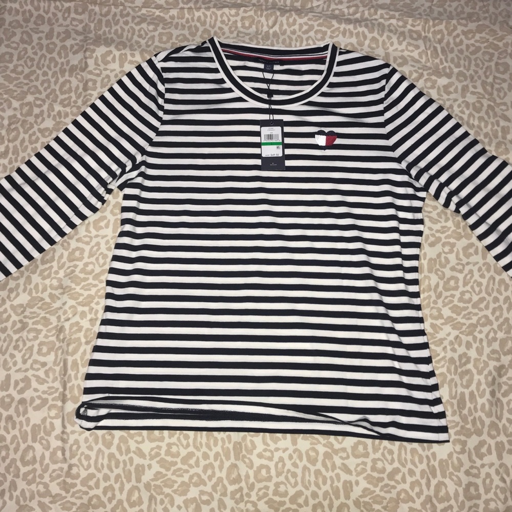 Tommy Hilfiger Women’s Large 3 Qtr Sleeve Large